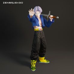 2.jpg Archivo 3D Trunks del Futuro - Dragon ball Z 3D PRINTING MODEL STL・Modelo de impresión 3D para descargar