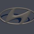 20.jpg Hyundai Badge 3D Print