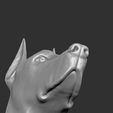 24.jpg Dobermann head for 3D printing