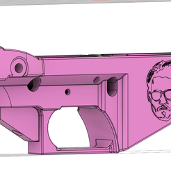 johnny1.png Free 3D file Johnny Pew UBAR2 with Forward Assist AR 15・3D printer model to download