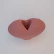 HighQuality1.png 3D Heart Shaped Vase Valentines Gifts for Couple with Stl File & Valentine Heart, 3D Stl Files, Flower Vase, Heart Art, 3D Printed Gifts