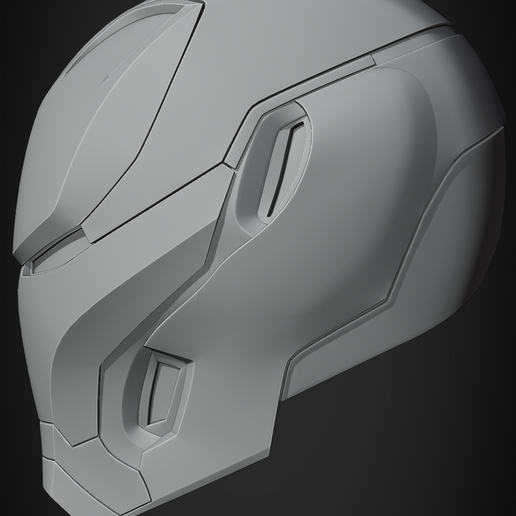 Mk50HelmetLateralBase.png Casco Iron Man mk 50 para Cosplay