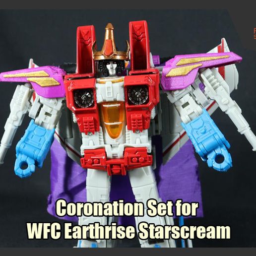 Coronation Set for WFC Earthrise Starscream - 3D model önizlemesi