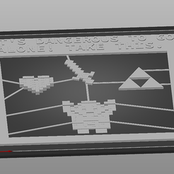 Screenshot-2022-11-26-081805.png Free STL file Zelda kit card 8 bit retro・3D printable model to download