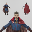 Portada.png Dr Strange Lowpoly Rigged