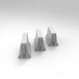 untitled.89.6.jpg Jersey concrete barriers - 3 vers - 1-35 scale diorama accessory