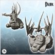 3.jpg Vociferous dragon on rock (3) - Fantasy Medieval Dark Chaos Animal Beast Undead
