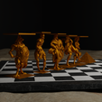 2.png Egypt Chess Set Character Pharaoh Chess Pieces Free