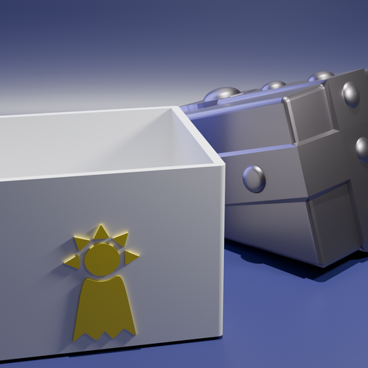 Deckbox digimon angemon STL File for 3D printingCults