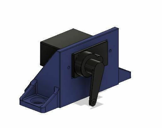 Surface 1.JPG Model Railway Railroad Servo Surface Mount Bracket 1
