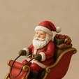 traineaux.png 3D 圣诞老人雪橇模型 / Modèle 3D de Père Noël dans un traîneau