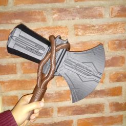 WhatsApp Image 2018-05-25 at 20.41.37.jpeg Файл STL Stormbreaker New Thor's Weapon from infinity war・3D-печатная модель для загрузки