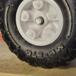20220905_172606.jpg STL file Tonka MR-970 Replacement wheel and tire・3D printable model to download