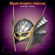 2.jpg Black Knight Helmet From Marvel Comics - Fan Art 3D print model