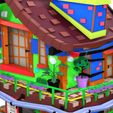 7.jpg MAISON 2 HOUSE HOME CHILD CHILDREN'S PRESCHOOL TOY 3D MODEL KIDS TOWN KID Cartoon Building 5