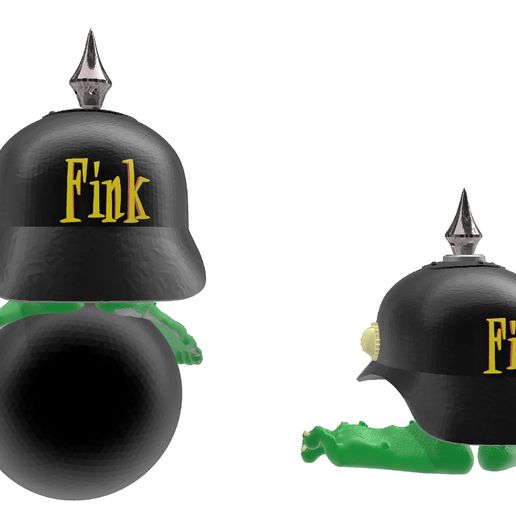 fink7.jpg Rat Fink Eight Ball Helmet two figures