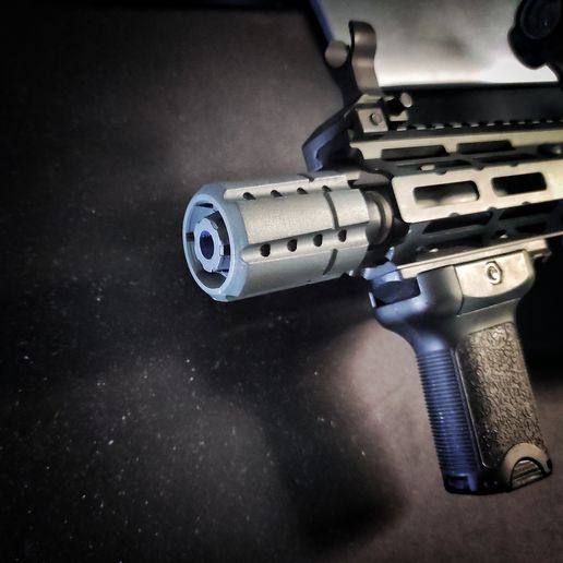 AIRSOFT Muzzle Brake 3D model