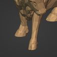 I22.jpg Polygonal Bull Statue