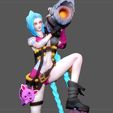 11.jpg JINX LEAGUE OF LEGENDS PRETTY sexy GIRL GAME ANIME CHARACTER LOL