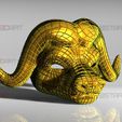 z14.jpg Squid Game Mask - Vip Buffalo Mask Cosplay 3D print model