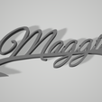 Maggie.PNG Maggie 3D Name on a stand