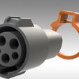 Untitled 608.jpg Tesla Model 3 & Y - SAE J1772 Adapter Lock Charger + BONUS! Tesla drink coasters included!