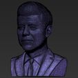 23.jpg John F Kennedy bust ready for full color 3D printing