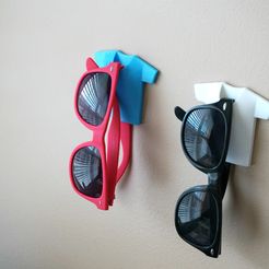 T-shirts_00.jpg STL file Sunglasses holder・3D printable model to download