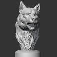 04.png Wolf Head AM02 3D print model