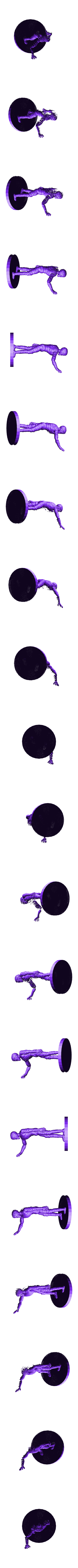 mummy2_OnBaseSOLID.stl Mummy - 28mm D&D miniature