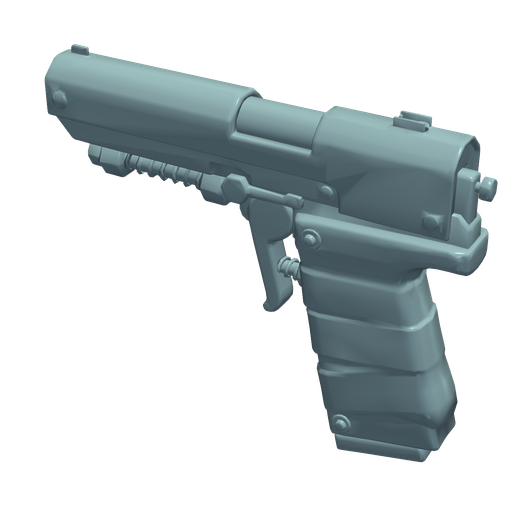 🏠 rust-semi-automatic-pistol-3d-model・ 3D File for 3D printing・Cults