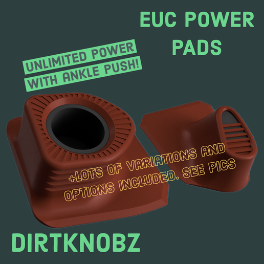 ⚽ DirtKnobz + miniDirtKnobz + split EUC pads, jump pads
