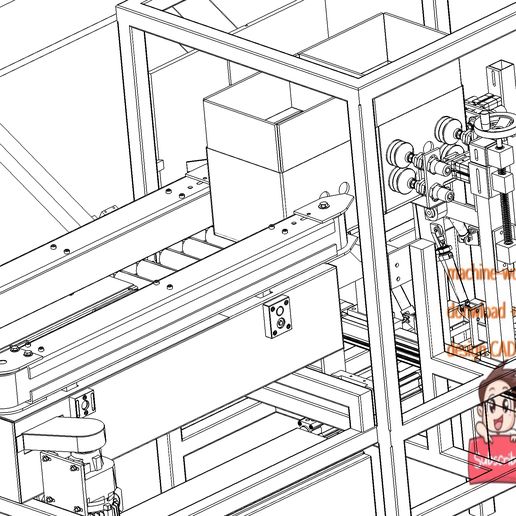 industrial-3D-model-carton-folding-machine3.jpg industrial 3D model carton folding machine