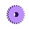 TE Face Drive Gear 24T20T 2.STL Free STL file Triaxial Motorized・3D printable design to download, mcmaven