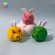 cloud3.jpg Angel Piggy Fidget Toy – Press Nose & Flap the Wings