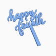 happy-fourth.png Happy Fourth of July Cake Topper