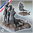 3.jpg Set of four French Napoleonic infantrymen with wounded and attending physicians (14) - Napoleonic era Wars Historical Eagles France 1st 32mm 28mm 20mm 15mm