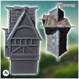 5.jpg Medieval house with large open interior barn (11) - Medieval Gothic Feudal Old Archaic Saga 28mm 15mm RPG