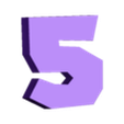 5.stl Letters and Numbers SUPER MARIO Letters and Numbers | Logo