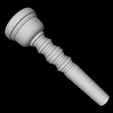 Amati-Kraslice-A51-2.png Amati-Kraslice A51 natural trumpet/bugle mouthpiece 3D rendering