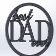 topper.PNG cake topper best dad ever
