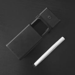 _PS-printed-4E3C6950-B49E-4BD2-B089-E0B2D9D4C566.jpg STL file Minimalist pocket ashtray・Design to download and 3D print, Rerere