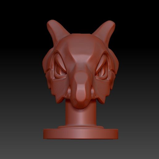 ZBrush-Document4.jpg Cubone with Base