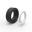 9.jpg 3D file Diecast Whitewall rear tire of vintage dragster Version 1 Scale 1:25・3D print model to download
