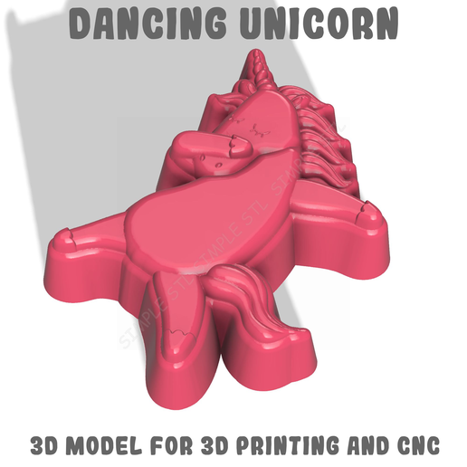 DANCING-UNICORN-STL-FILE-2.png Танцующий единорог Stl файл