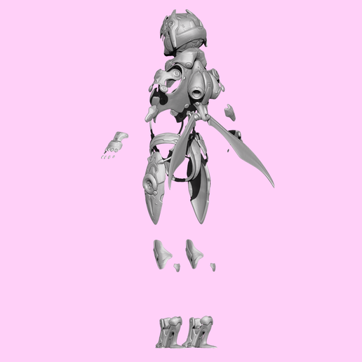 🎭 4 3D Cosplay Ultimate Valby from The First Descendant・ STL File for ...