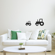 3333.png Tractor - Wall Art Decor
