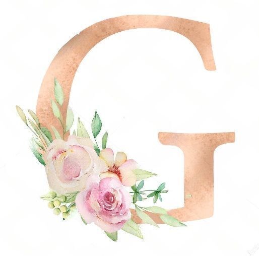 g.jpeg Floral cookie cutter letter G