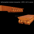 Self-propelled modular transporter - SPTM 1:87 (1 piece) Self-propelled modular transporter - SPTM 1:87 (1 piece)