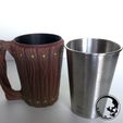 03Druid Mug.jpg Wooden Mug / Can Holder